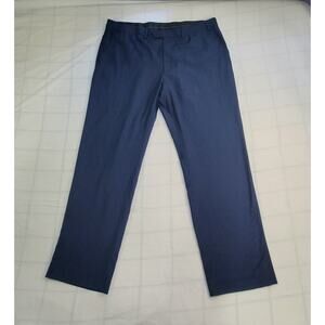 MICHAEL KORS Size 40x30 Mens Navy Blue STRETCH Business Casual Pants Slacks Ca14